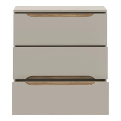 Komoda 3S EDWK212-M902 Beż/Dąb Mauvella Meble Forte