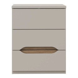 Szafka nocna 50 cm wysoka EDWK112-M902 Beż/Dąb Mauvella Meble Forte