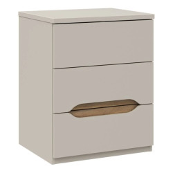 Szafka nocna 50 cm wysoka EDWK112-M902 Beż/Dąb Mauvella Meble Forte