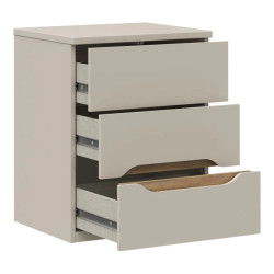 Szafka nocna 50 cm wysoka EDWK112-M902 Beż/Dąb Mauvella Meble Forte