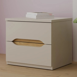Szafka nocna 50 cm EDWK012-M902 Beż/Dąb Mauvella Meble Forte