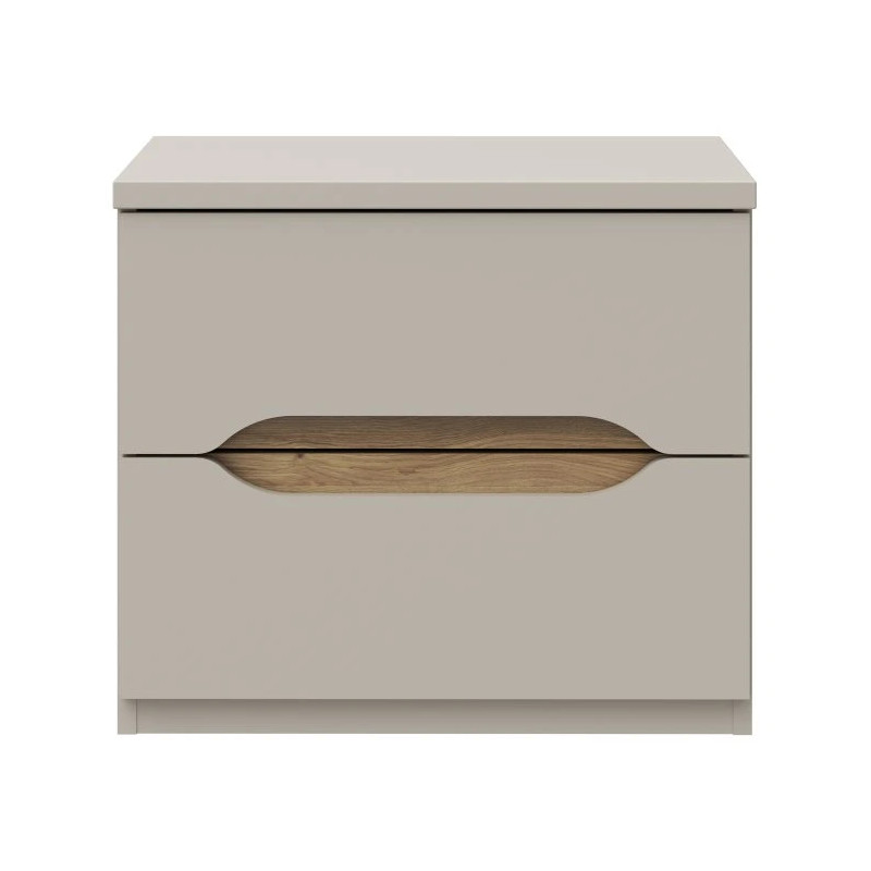 Szafka nocna 50 cm EDWK012-M902 Beż/Dąb Mauvella Meble Forte
