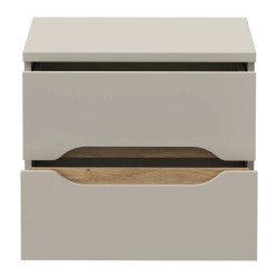Szafka nocna 50 cm EDWK012-M902 Beż/Dąb Mauvella Meble Forte