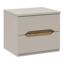 Szafka nocna 50 cm EDWK012-M902 Beż/Dąb Mauvella Meble Forte