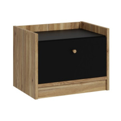 Szafka nocna z szufladą WQNK014 Meble Forte kolekcja Baderna