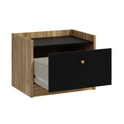 Szafka nocna z szufladą WQNK014 Meble Forte kolekcja Baderna