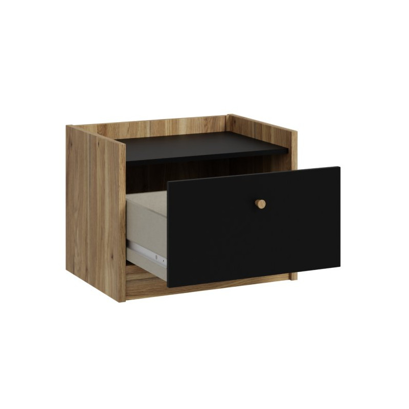 Szafka nocna z szufladą WQNK014 Meble Forte kolekcja Baderna