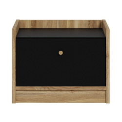 Szafka nocna z szufladą WQNK014 Meble Forte kolekcja Baderna