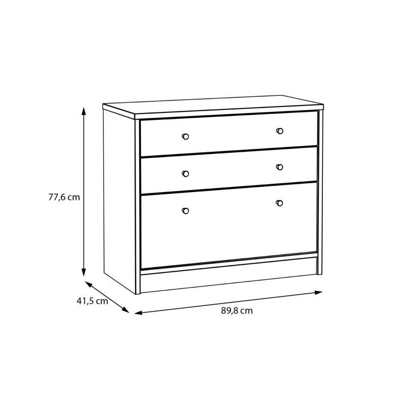 Komoda WQNK215 Meble Forte kolekcja Baderna