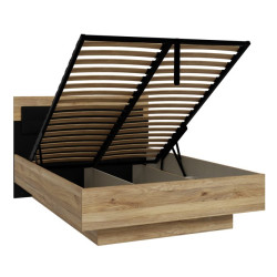 Łóżko z pojemnikiem 140x200 BDNL1142 Meble Forte kolekcja Baderna