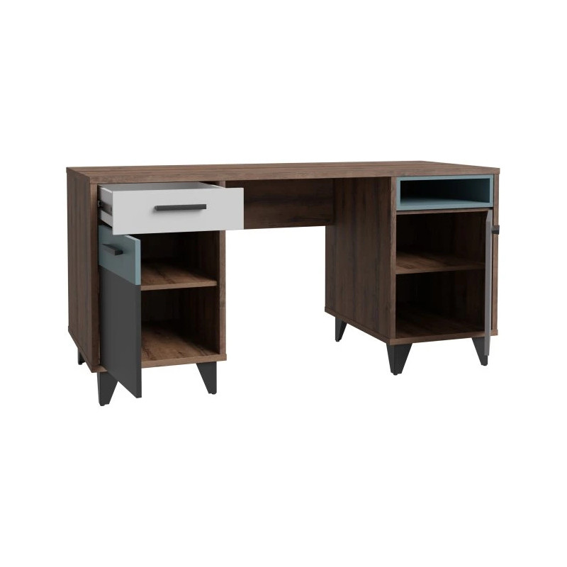 Biurko młodzieżowe RVXB221-N41 Meble Forte