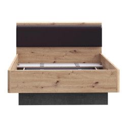 Łóżko młodzieżowe 120 cm Dąb Artisan/Beton RVXL2202-C772 Meble Forte