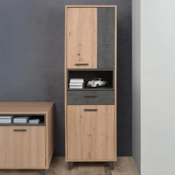 Regał młodzieżowy Dąb Artisan/Beton RVXS715-C772 Meble Forte