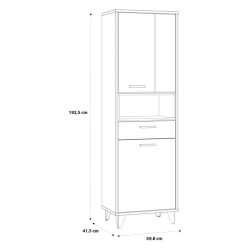 Regał młodzieżowy RVXS715-N41 Meble Forte