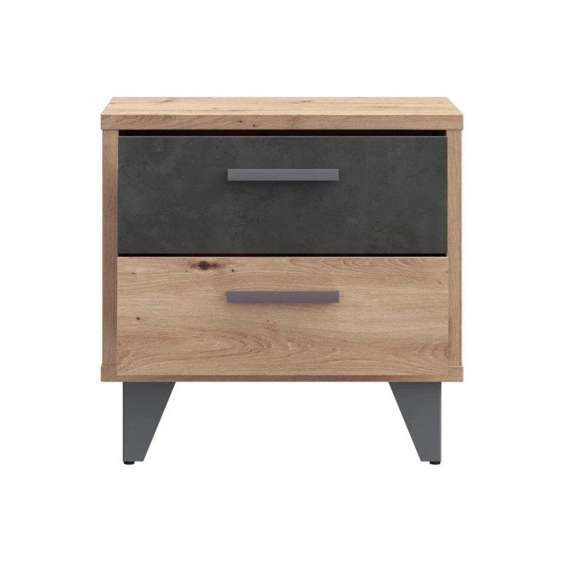 Szafka nocna RVXK021-C772 Dąb Artisan / Beton Meble Forte