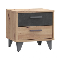 Szafka nocna RVXK021-C772 Dąb Artisan / Beton Meble Forte