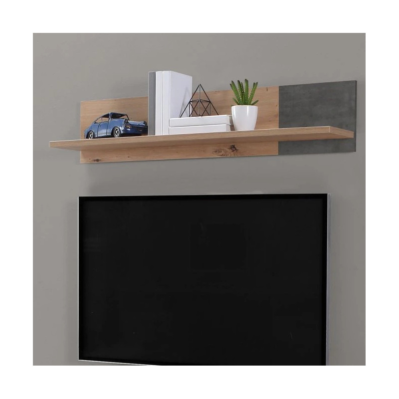 Półka wisząca RVXB01-C772 Dąb Artisan / Beton Meble Forte