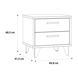 Szafka nocna RVXK021-N41 Meble Forte