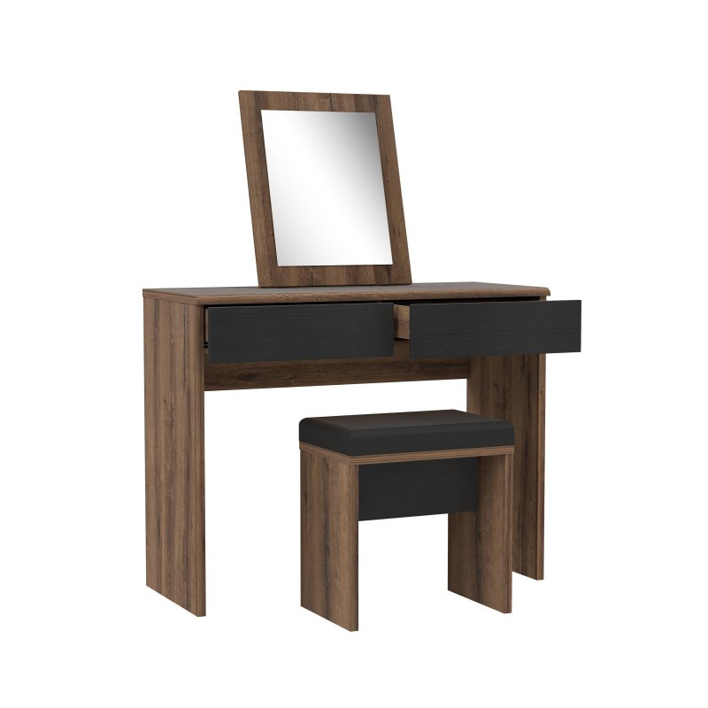 Toaletka z lustrem i siedziskiem BELLEVUE Meble Forte