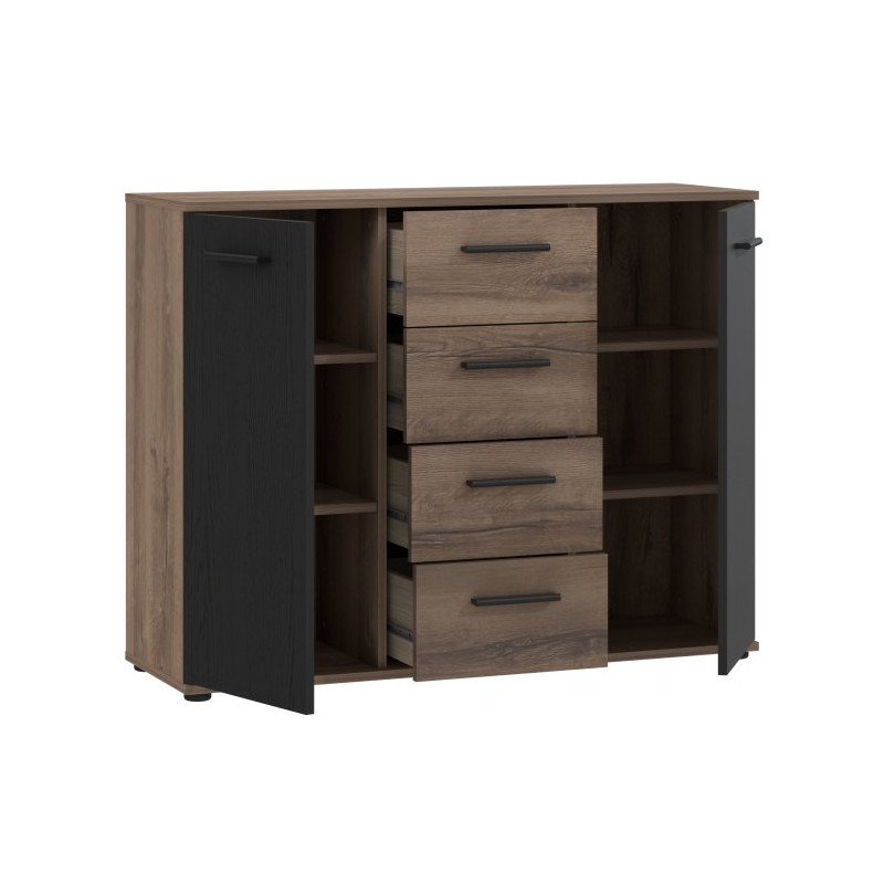 Komoda loft 105 cm Bellevue TOKK233 Meble Forte