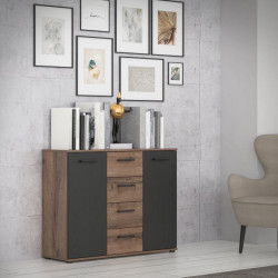 Komoda loft 105 cm Bellevue TOKK233 Meble Forte