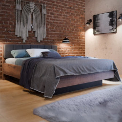 Łóżko z pojemnikiem 160x200 BDNL1162 Meble Forte