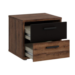 Szafka nocna z szufladami Bellevue BLQK014 Meble Forte