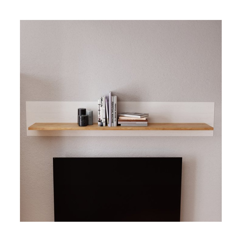 Półka ścienna 160 cm Chisbury BHLB01 Meble Forte | Domowanie