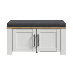 Ławeczka tapicerowana Chisbury BHLD021 Meble Forte biały