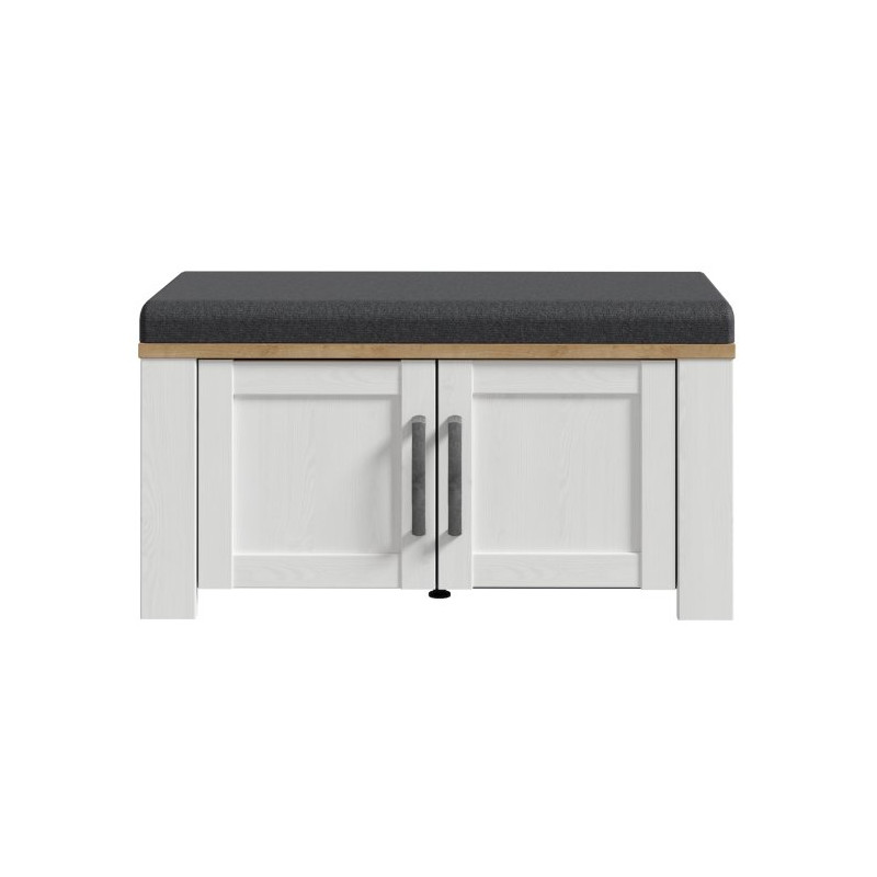 Ławeczka tapicerowana Chisbury BHLD021 Meble Forte biały