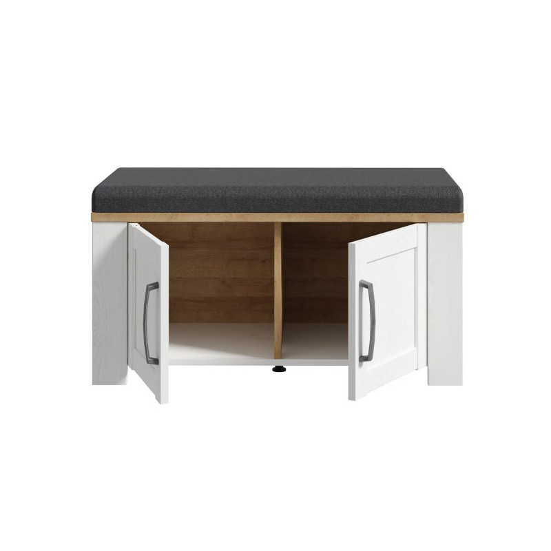 Ławeczka tapicerowana Chisbury BHLD021 Meble Forte biały