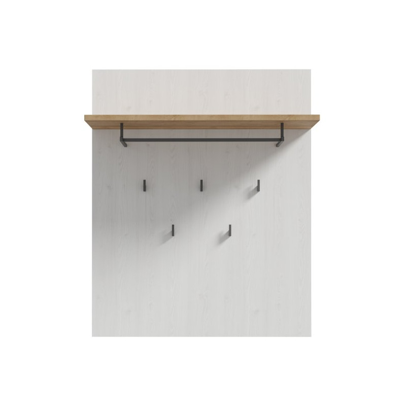 Wieszak ścienny Chisbury BHLD202 Meble Forte biały - domowanie.pl