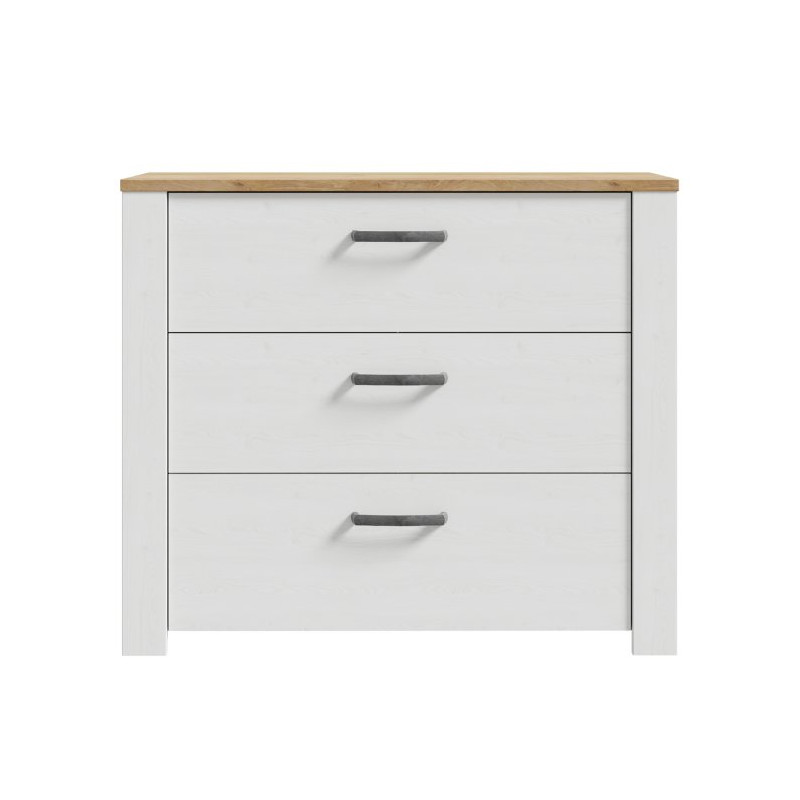 Komoda Chisbury z szufladami biały – Meble Forte | domowanie.pl