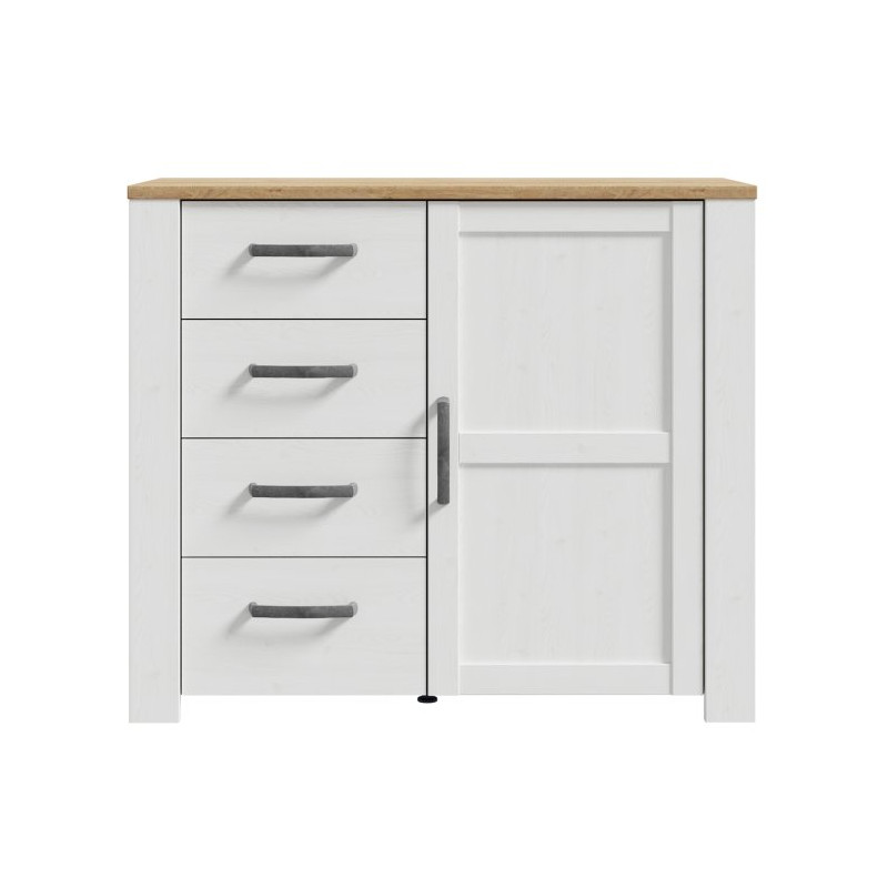 Komoda Chisbury z szufladami biały – Meble Forte | domowanie.pl