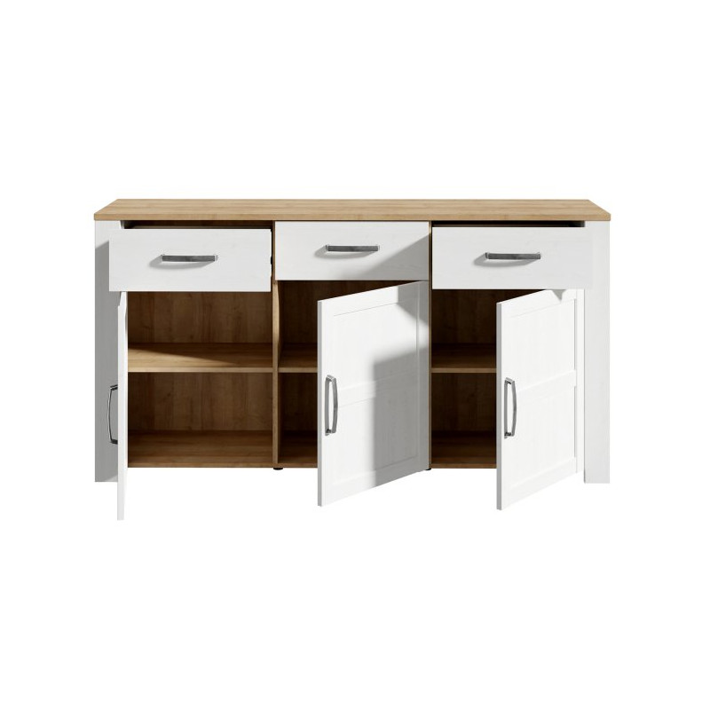 Szeroka komoda Chisbury BHLK231 biały – Meble Forte | Domowanie