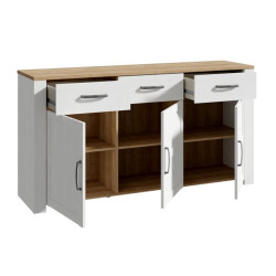 Szeroka komoda Chisbury BHLK231 biały – Meble Forte | Domowanie