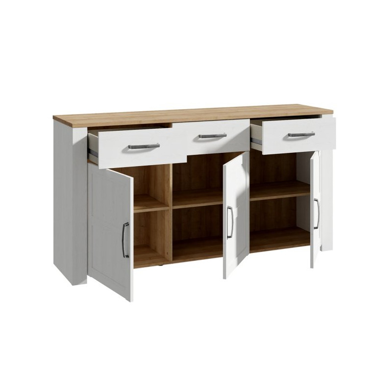 Szeroka komoda Chisbury BHLK231 biały – Meble Forte | Domowanie