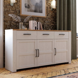 Szeroka komoda Chisbury BHLK231 biały – Meble Forte | Domowanie