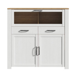 Witryna CHISBURY 130 cm z szufladami – Meble Forte