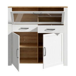 Witryna CHISBURY 130 cm z szufladami – Meble Forte