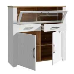 Witryna CHISBURY 130 cm z szufladami – Meble Forte