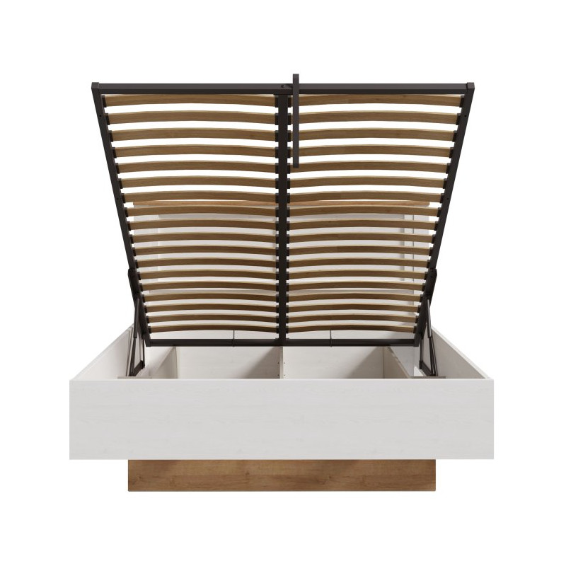 Łóżko z pojemnikiem CHISBURY 140x200 cm BHLL3142 - Meble Forte