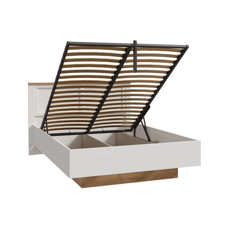 Łóżko z pojemnikiem CHISBURY 140x200 cm BHLL3142 - Meble Forte