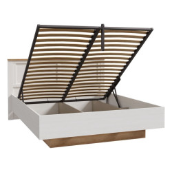 Łóżko z pojemnikiem CHISBURY 160x200 cm BHLL3162 - Meble Forte