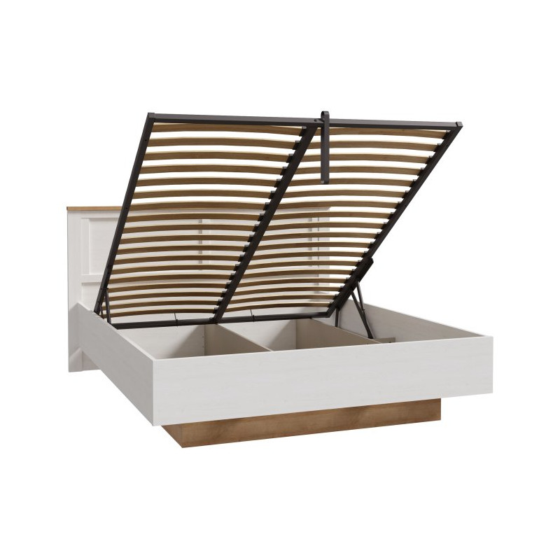 Łóżko z pojemnikiem CHISBURY 160x200 cm BHLL3162 - Meble Forte