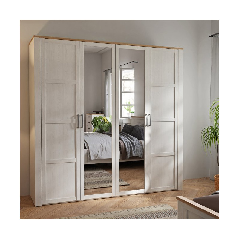 Szafa z lustrem CHISBURY 220 cm – Meble Forte | domowanie.pl