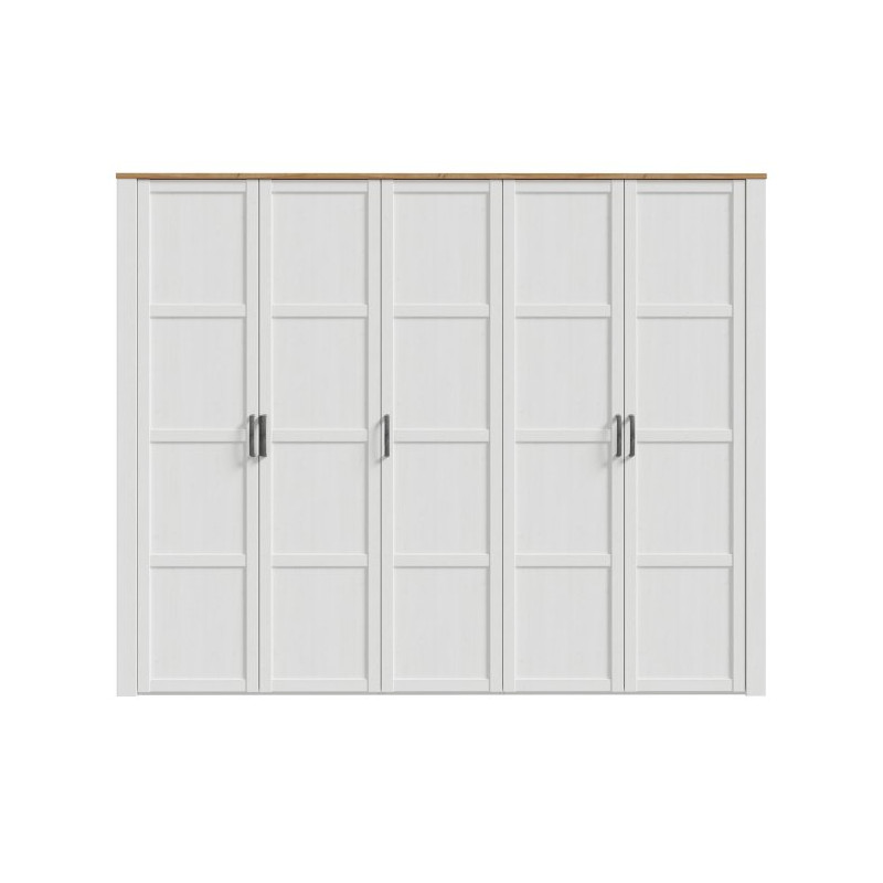 Szafa ubraniowa CHISBURY 270 cm biały | domowanie.pl