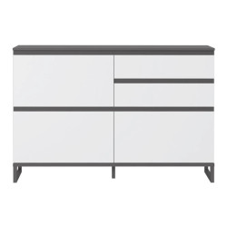 Szafka na buty 150 cm Quayle QXLK221L-M732 Grafit/Secret Grey Meble Forte