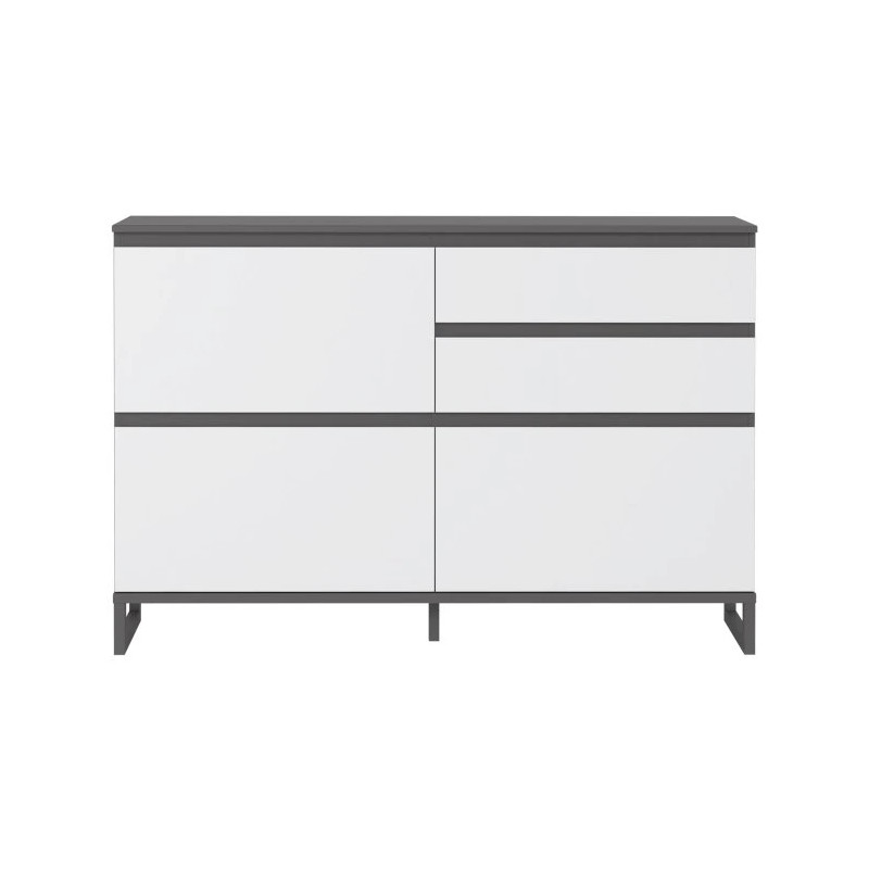 Szafka na buty 150 cm Quayle QXLK221L-M732 Grafit/Secret Grey Meble Forte