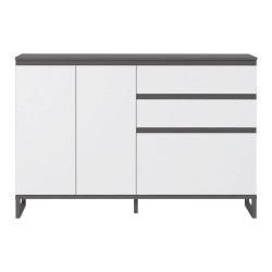 Szafka na buty 150 cm Quayle QXLK231L-M732 Grafit/Secret Grey Meble Forte